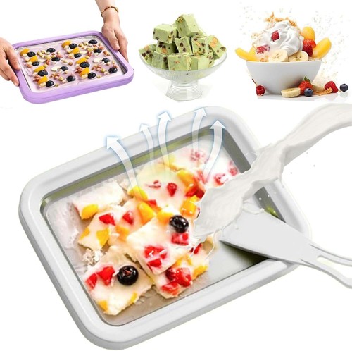 Home rolled ice cream - rolled,