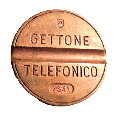 Gettone telefonico zecca - gettone,