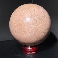 1176g sfera di pietra rosa