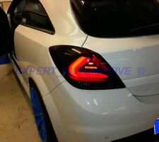 FANALI FARI NERI COMPLETAMENTE A LED CON FIBRA OTTICA OPEL ASTRA H 3 PORTE