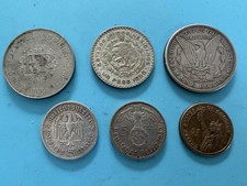 Lot of 6 US Reich World Silver