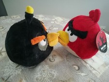 n. 2 PUPAZZI    ANGRY   BIRDS