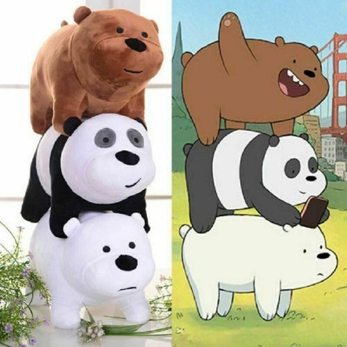 Peluche pupazzo panda bare - pupazzo,