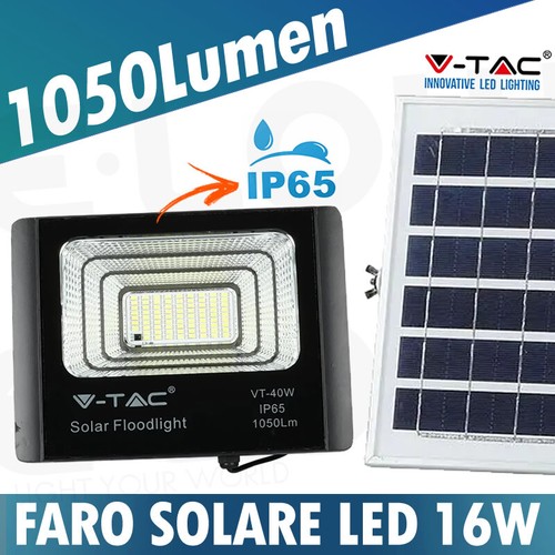 Faro led solare 16w - led,