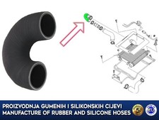 Tubo intercooler ricambio - tubo, di