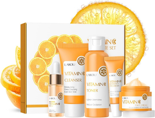 Skin care set vitamin - c, women