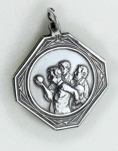 Medaglia argento aosta 1914 - medaglia,