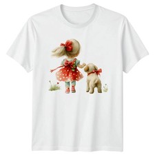 T-shirt unisex bambina cane