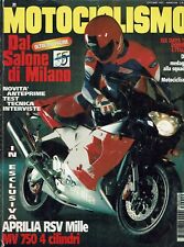 Motociclismo 10 ott. 1997 Aprilia RSV mille MV 750 ed. Edisport SPA R07