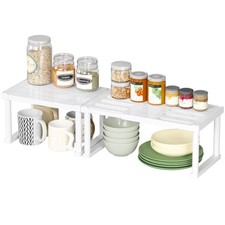 Lifewit Ripiani Cucina Salvaspazio, Set di 2 Scaffale Organizer Mensole Cucina E