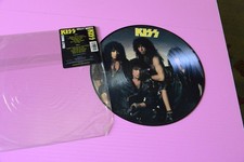 KISS CRAZY NIGHTS LP PICTURE DISC ORIG US 1987 NM ! WITH STICKERED PLASTIC BAG