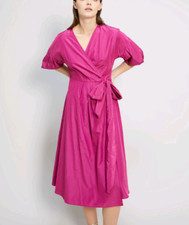 Abito fuxia in taffettà