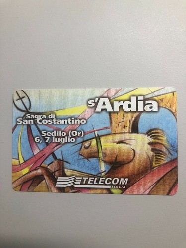 Scheda telefonica ardia - scheda, s'ardia