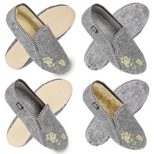 Pantofole donna feltro con