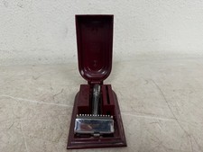 Rasoio di sicurezza vintage GEM Micromatic bordo singolo completo di custodia in bachelite USA