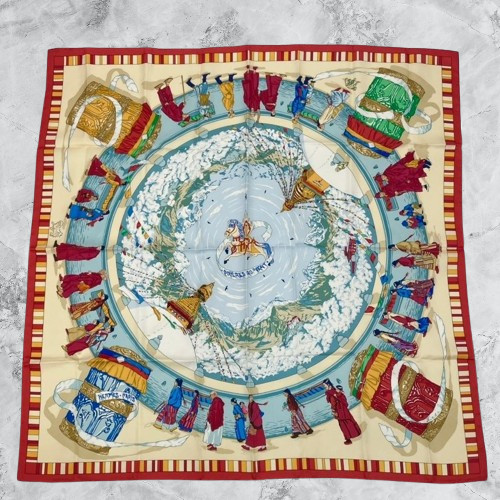 Sciarpa seta hermes carre - seta,