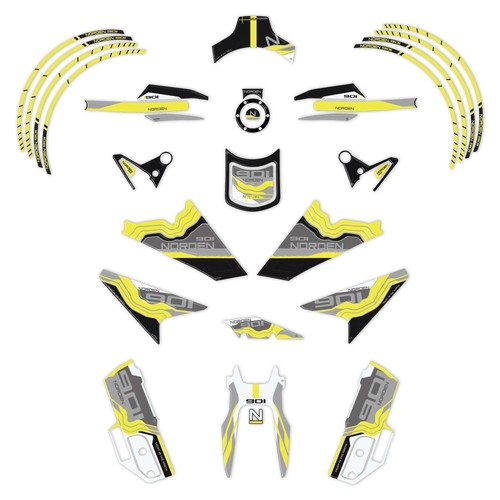 Kit adesivi protezioni per - adesivi, 3d