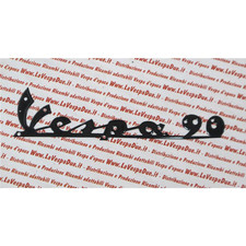 Targhetta scritta anteriore