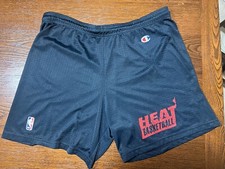 Miami Heats Vintage NBA Basketball Shorts Mens Size L