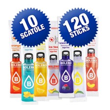 BOLERO Drinks - 10 scatole da 12 sticks da 3g - GUSTI MISTI
