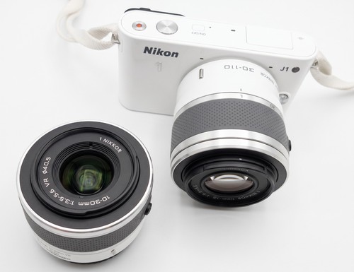 Fotocamera nikon bianco - fotocamera, j1