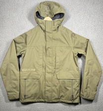 Giacca Burton Dhaka Dry Ride foderata snowboard sci neve con cappuccio verde uomo small