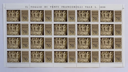 Vaticano 1977 serie musei - vaticano,