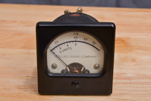 Collins radio company - radio, s-meter