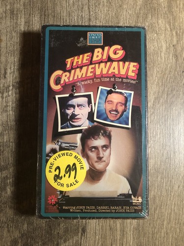 The big crime wave - vhs, rare
