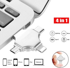 1 TB 2 TB metallo USB 3.0 flash drive chiavetta di memoria OTG per iPhone iPad iOS Android
