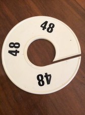 4 Pz. Segnataglie Per Stand Dischi Divisori Negozio/outlet Abbigliamento Tg.48