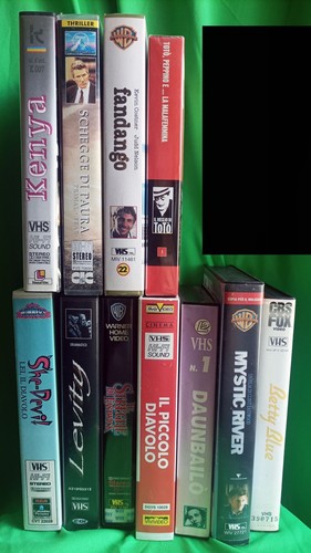 Vhs videocassette originali - 11,
