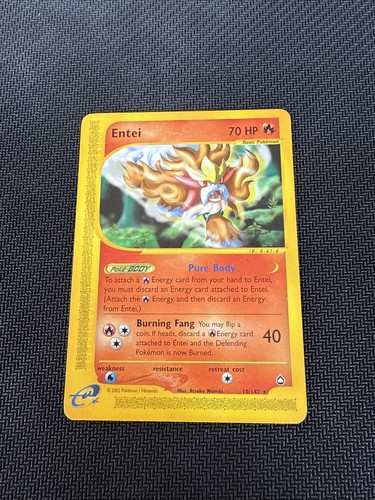 Pokémon entei rare eng - -,