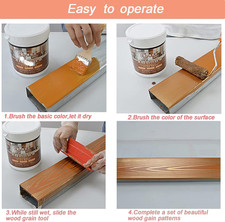 Set attrezzi venatura legno 7