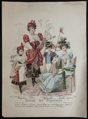 1897 incisione antica - incisione, di
