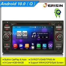 Autoradio Navigatore Android 12.0 DAB+Ford Transit Fiesta Focus C S-Max DSP 8766