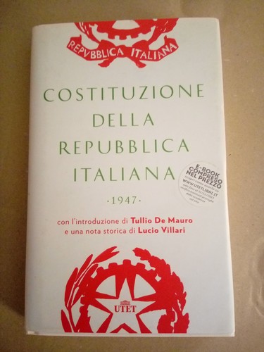 Libro costituzione della - libro,