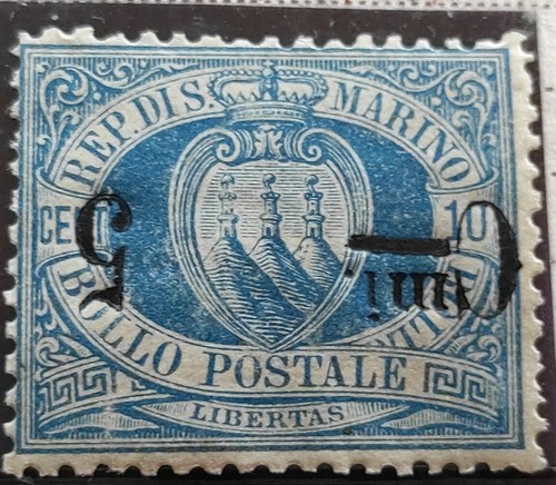 San marino 1892 - 1892, stemma