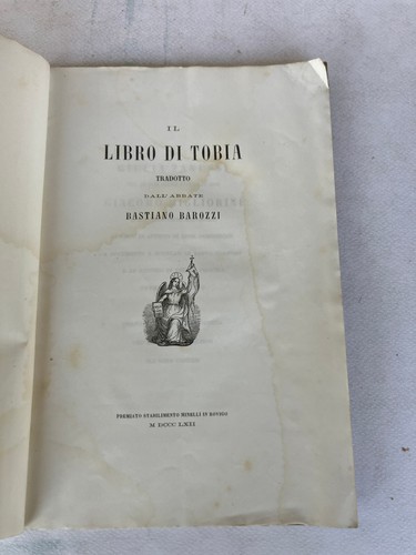 Libro tobia sebastiano - di,