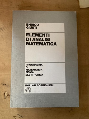 Elementi analisi matematica - elementi,