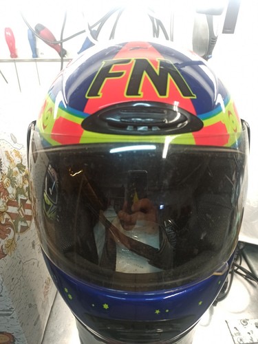 Casco moto vintage integrale - casco,