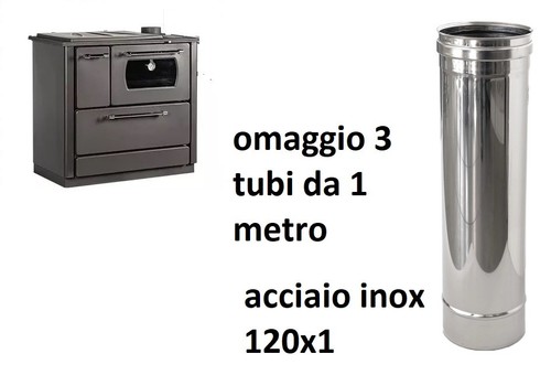 Cucina stufa legna line - cucina, a