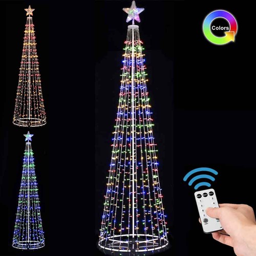 Albero natale luminoso colore - albero,