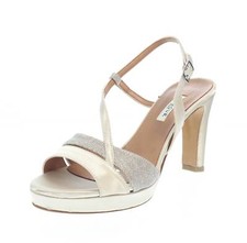 L'amour Sandali Con Tacco E Cinturino Beige - Taglia 39 [25.5cm] Scarpe Donna