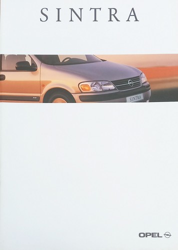 Brochure depliant opel sintra - depliant,