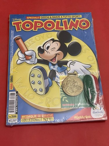 Topolino 3166 con - topolino, medaglia