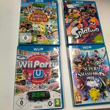 lotto NINTENDO WII U PAL ITA: splatoon - smash bros - wiiparty - animal crossing
