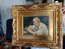 Quadro vecchio  di TULLIO GRASSI  tela 22x18 cm  originale 