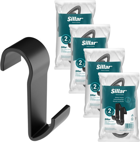Ganci per termoarredo neri - ganci,