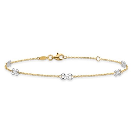 Bracciale cavigliera infinito